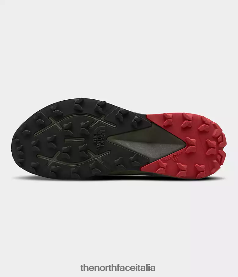 The North Face calzature 460N8D420 nuovo verde tortora/tnf nero uomini scarpe vectiv enduris 3