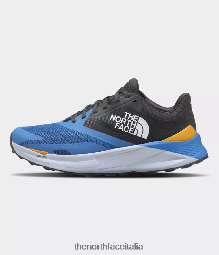 The North Face calzature 460N8D421 blu ottico/grigio asfalto uomini scarpe vectiv enduris 3