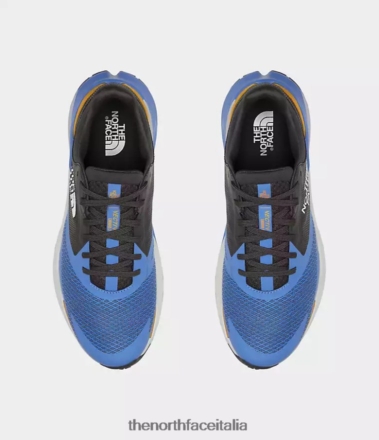 The North Face calzature 460N8D421 blu ottico/grigio asfalto uomini scarpe vectiv enduris 3