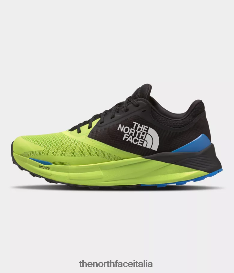 The North Face calzature 460N8D422 led giallo/tnf nero uomini scarpe vectiv enduris 3