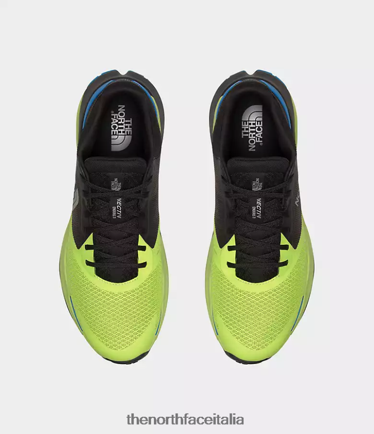The North Face calzature 460N8D422 led giallo/tnf nero uomini scarpe vectiv enduris 3