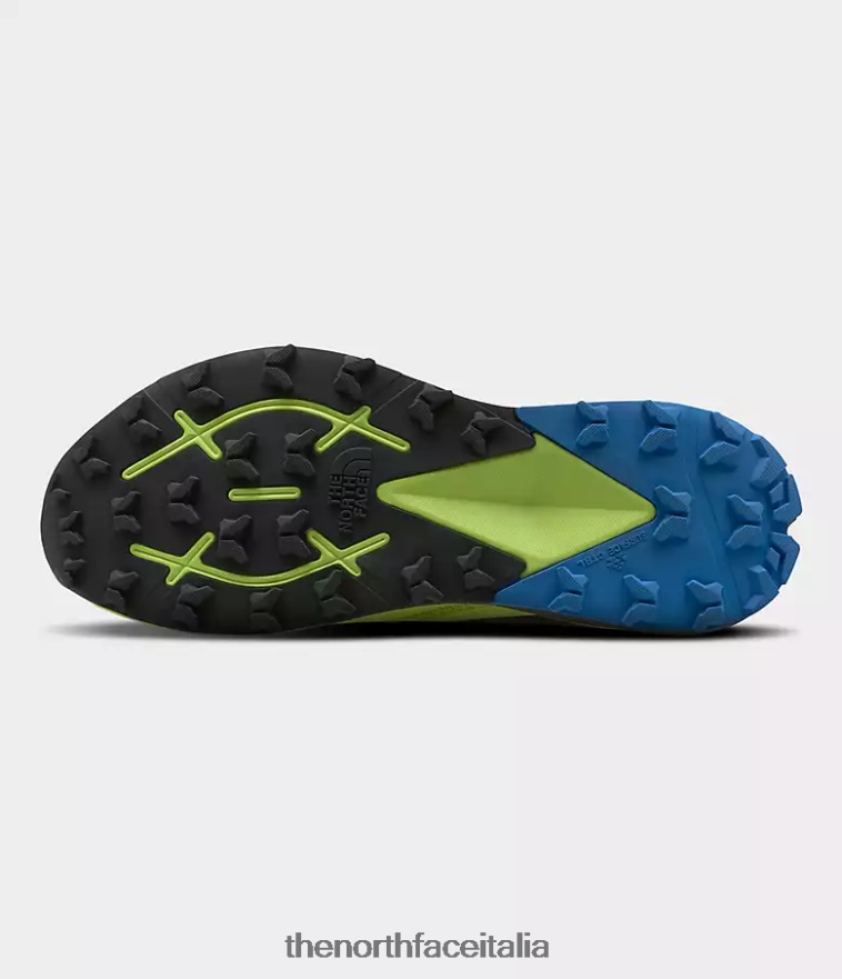 The North Face calzature 460N8D422 led giallo/tnf nero uomini scarpe vectiv enduris 3
