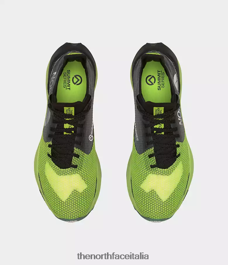 The North Face calzature 460N8D837 led giallo/tnf nero uomini scarpe da cielo vectiv serie summit