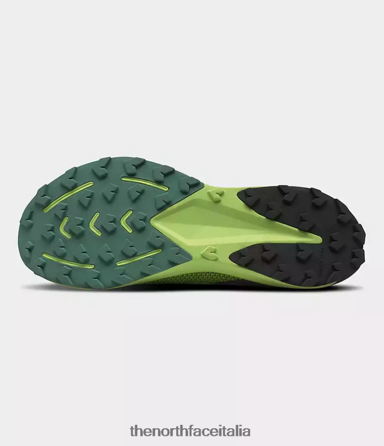 The North Face calzature 460N8D837 led giallo/tnf nero uomini scarpe da cielo vectiv serie summit