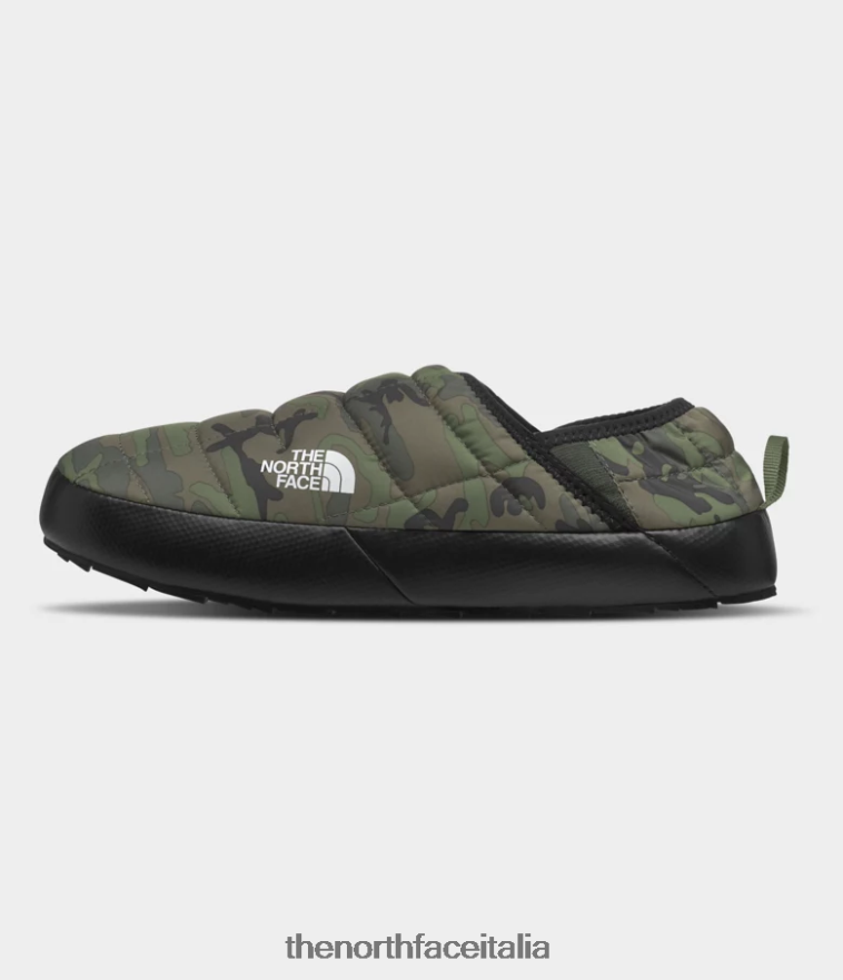 The North Face calzature 460N8D1127 stampa mimetica timo sottobosco/timo uomini Ciabatte da trazione Thermoball v