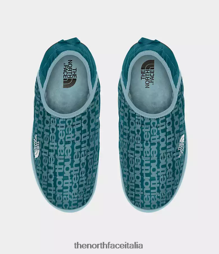 The North Face calzature 460N8D1136 stampa tnf corallo blu/corallo blu uomini Ciabatte da trazione Thermoball v