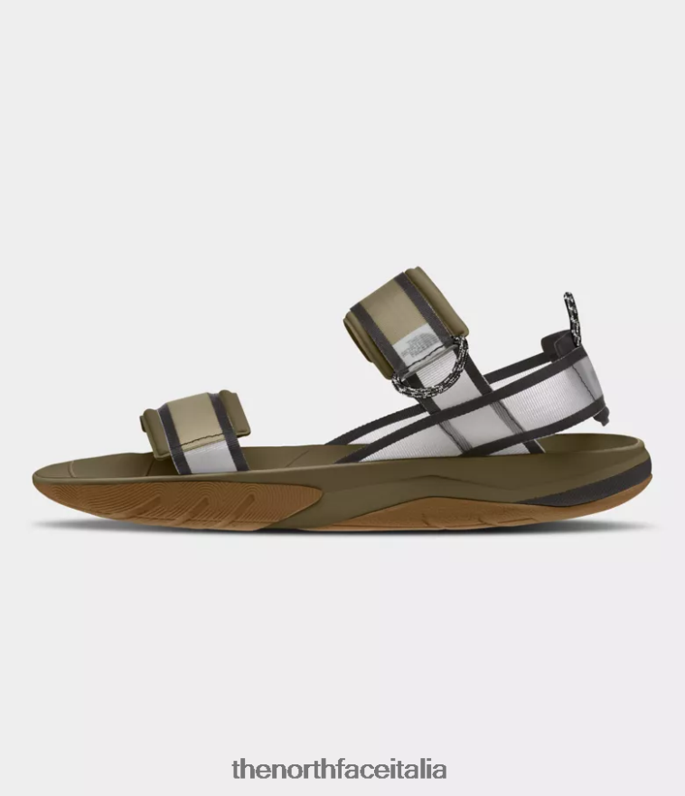 The North Face calzature 460N8D131 oliva militare/tnf nero uomini sandali sportivi skeena