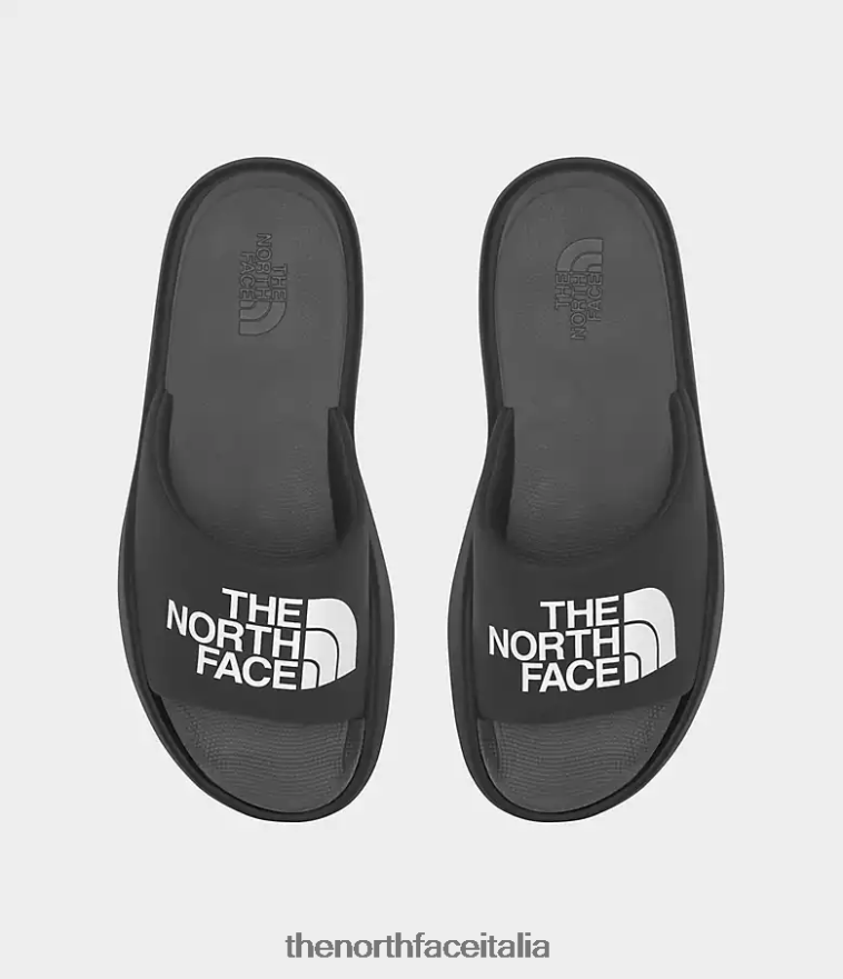 The North Face calzature 460N8D961 tnf nero/tnf bianco uomini diapositive del triarcato