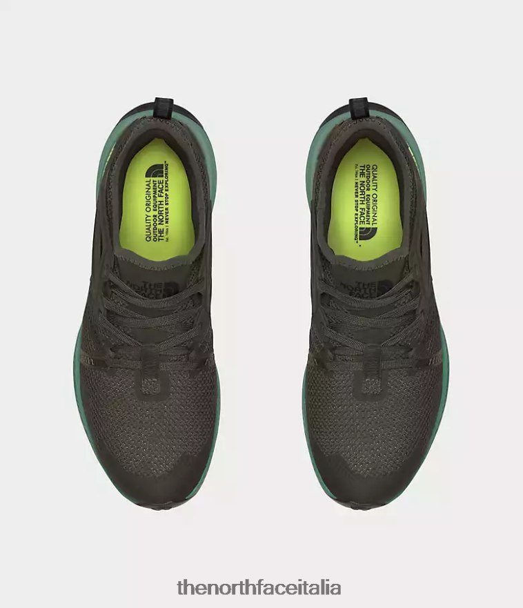 The North Face calzature 460N8D1079 nuovo verde tortora/verde erba intenso uomini scarpe da bue