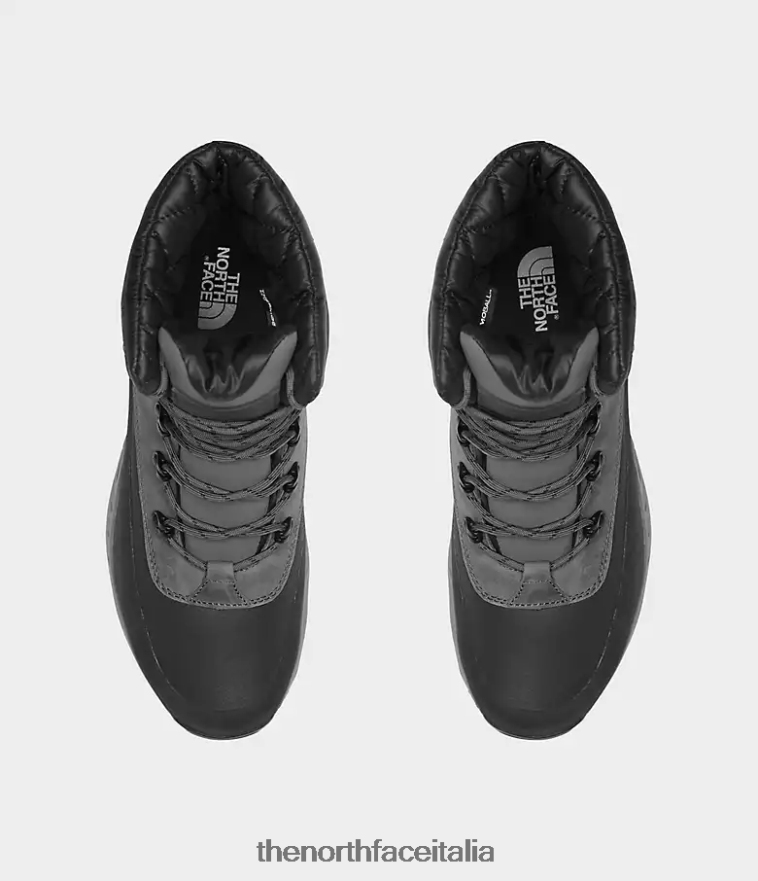 The North Face calzature 460N8D1164 grigio zinco/tnf nero uomini stivali thermoball lifty ii