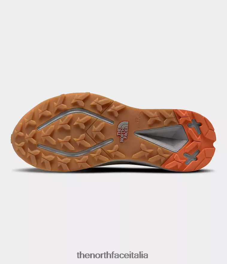 The North Face calzature 460N8D608 nuovo verde tortora/grigio asfalto uomini stivali vectiv exploris 2 mid futurelight in pelle