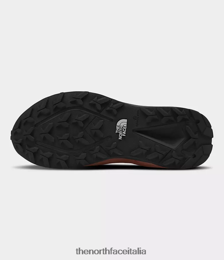 The North Face calzature 460N8D610 brandy marrone/tnf nero uomini stivali vectiv exploris 2 mid futurelight in pelle