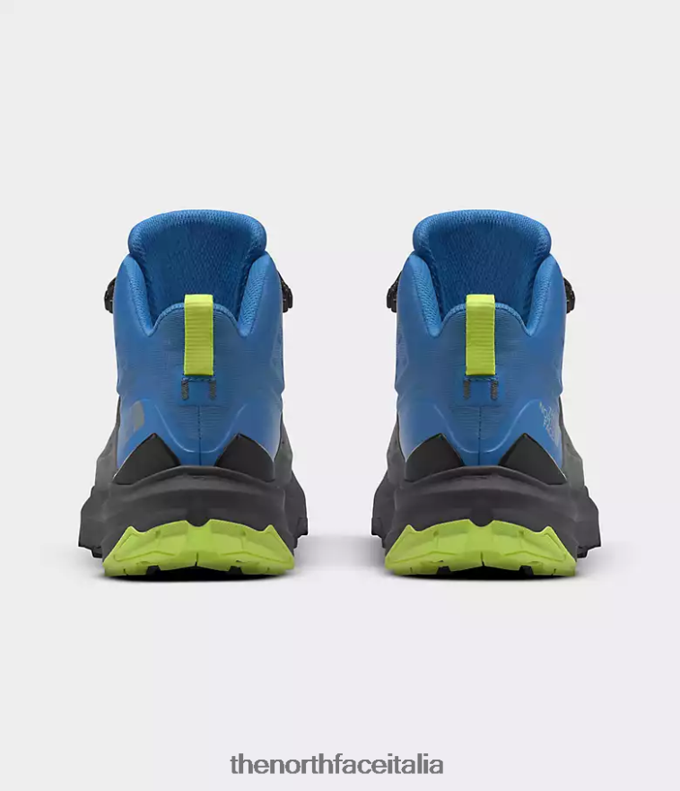 The North Face calzature 460N8D611 Grigio vanadis/blu super sonico uomini stivali vectiv exploris 2 mid futurelight in pelle