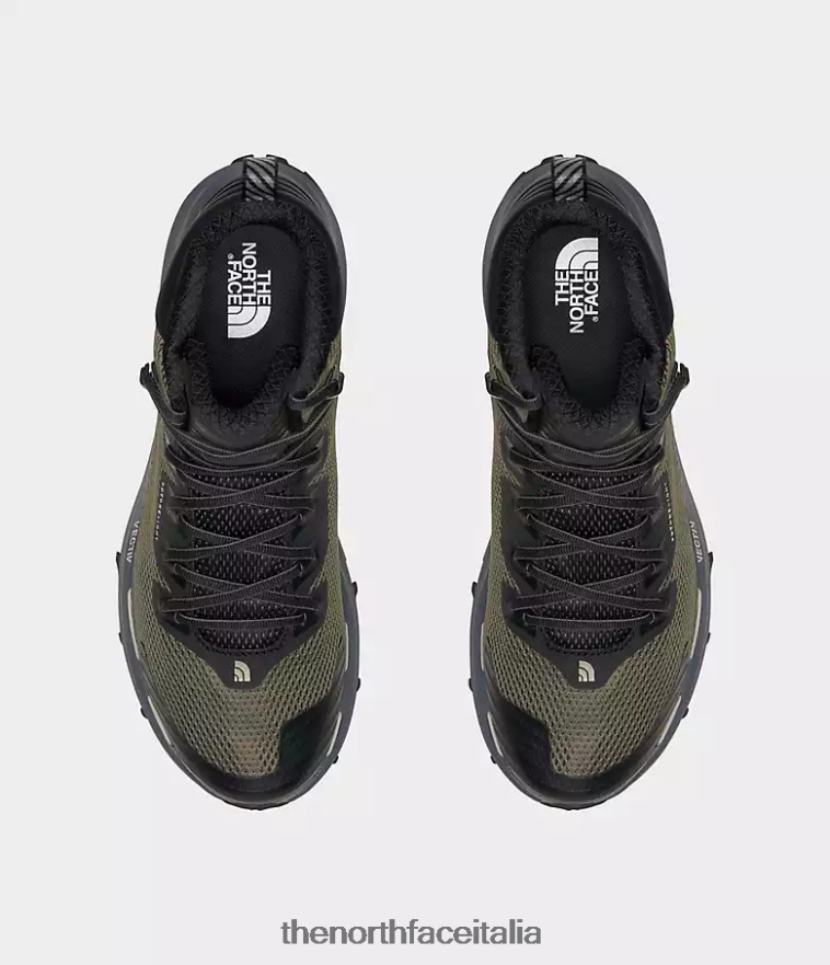 The North Face calzature 460N8D715 oliva militare/tnf nero uomini stivali vectiv fastpack mid futurelight