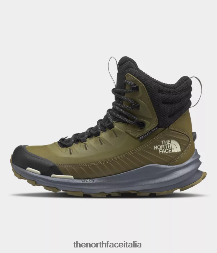 The North Face calzature 460N8D931 oliva militare/tnf nero uomini stivali futurelight isolati vectiv fastpack