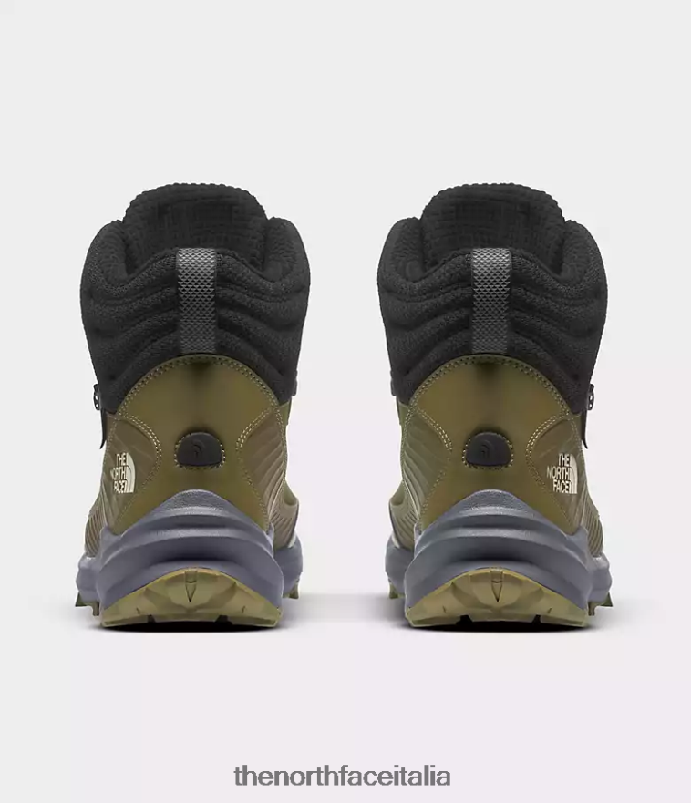 The North Face calzature 460N8D931 oliva militare/tnf nero uomini stivali futurelight isolati vectiv fastpack