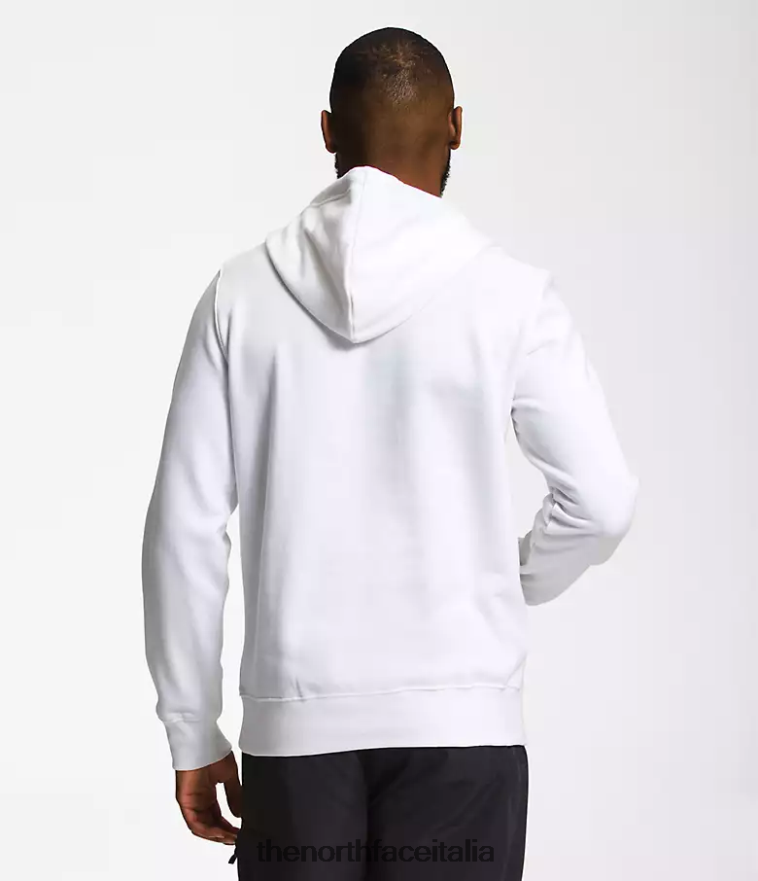 The North Face vestiario 460N8D1123 tnf bianco/tnf nero uomini Felpa con cappuccio jumbo a mezza cupola