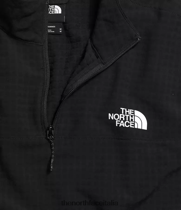 The North Face vestiario 460N8D415 grazie nero uomini griglia tekware -zip