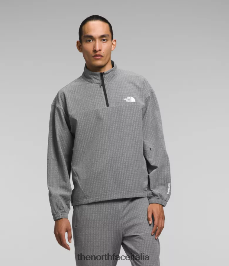 The North Face vestiario 460N8D416 tnf grigio erica medio uomini griglia tekware -zip