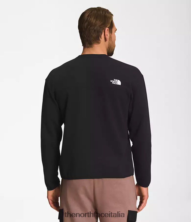 The North Face vestiario 460N8D602 grazie nero uomini tnf equipaggio tecnico