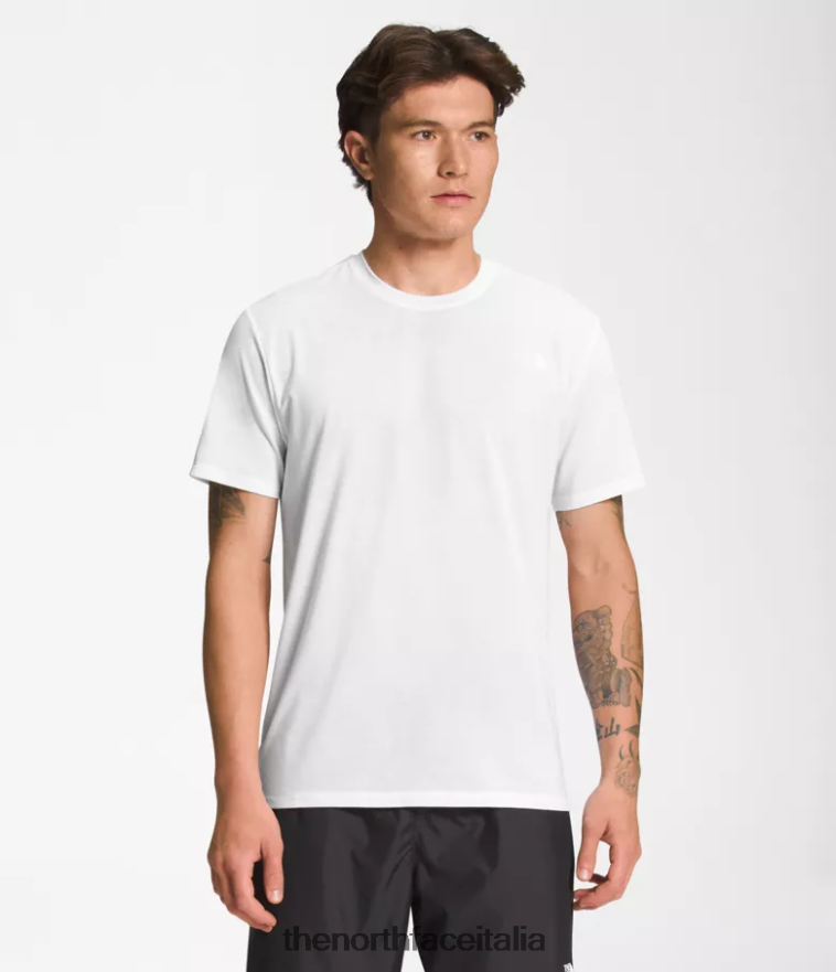 The North Face vestiario 460N8D1259 tnf bianco uomini vagare a maniche corte