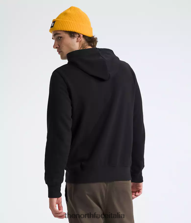 The North Face vestiario 460N8D105 tnf nero/tnf bianco uomini Felpa con cappuccio a mezza cupola