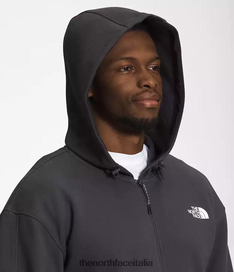 The North Face vestiario 460N8D209 ardesia lunare uomini Felpa con cappuccio e zip intera tnf tech