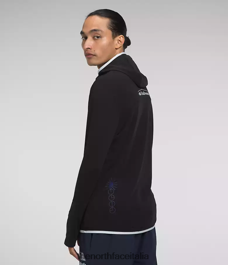 The North Face vestiario 460N8D549 grazie nero uomini Felpa con cappuccio Cerro Alto da trailwear
