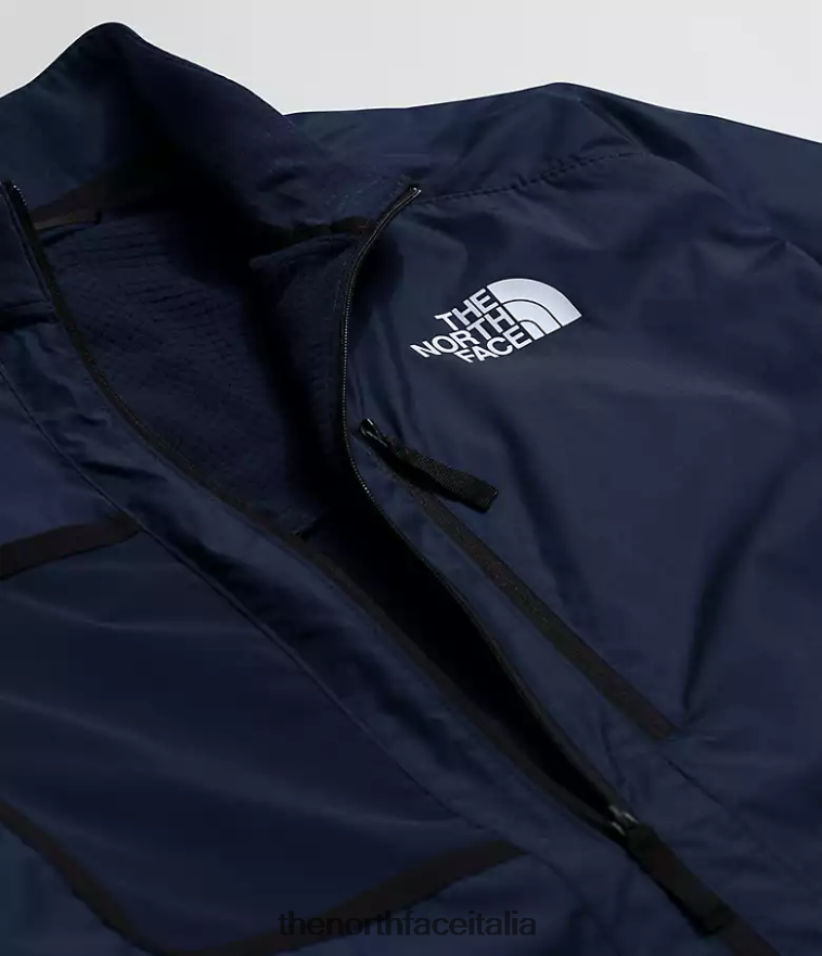 The North Face vestiario 460N8D606 summit blu scuro/tnf nero uomini Calda camicia invernale da trailwear