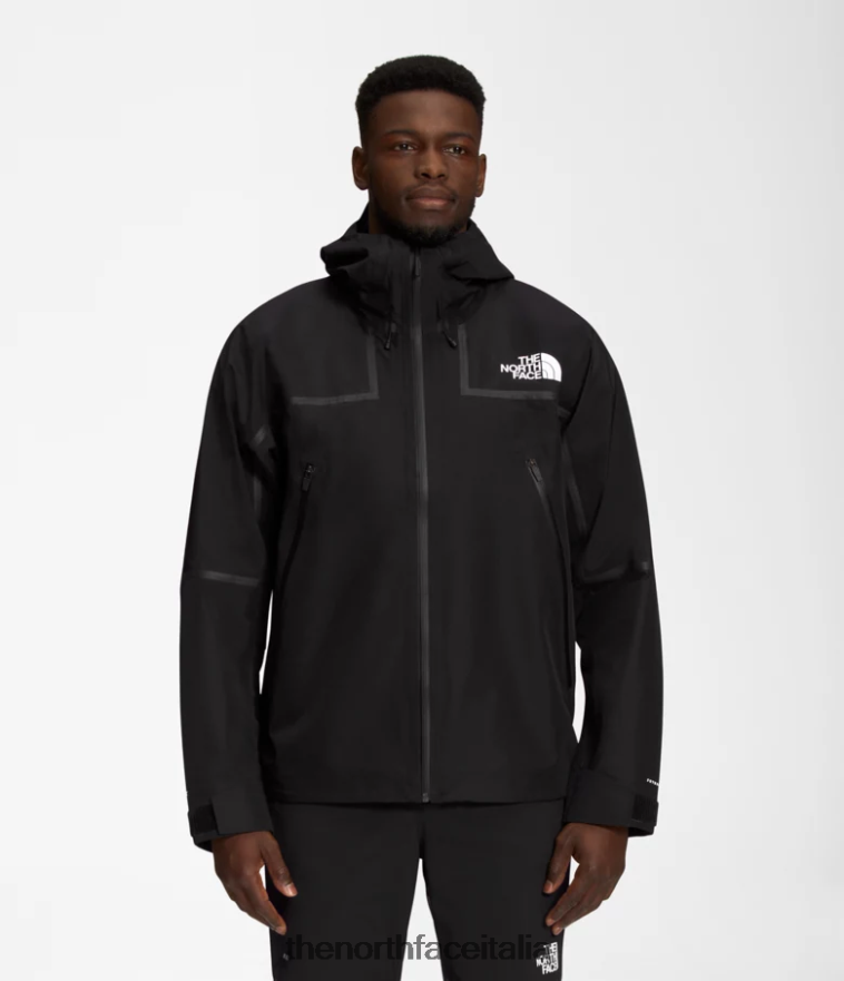 The North Face vestiario 460N8D875 grazie nero uomini prima giacca da montagna futurelight