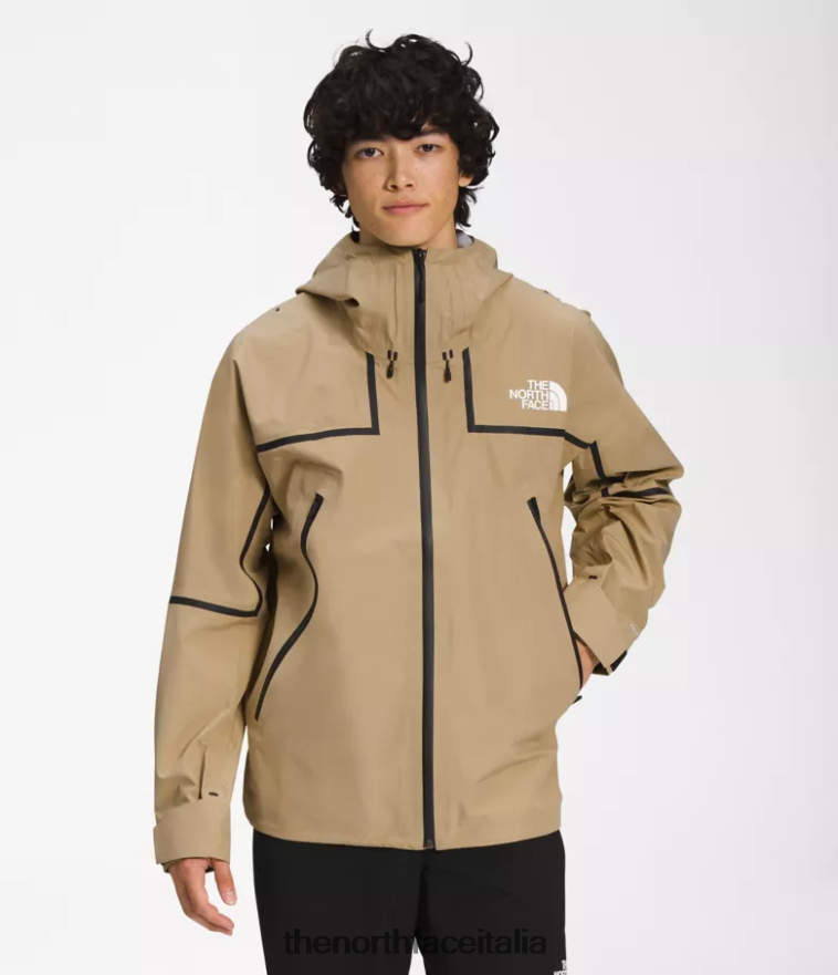 The North Face vestiario 460N8D876 pietra kaki uomini prima giacca da montagna futurelight - Clicca l'immagine per chiudere