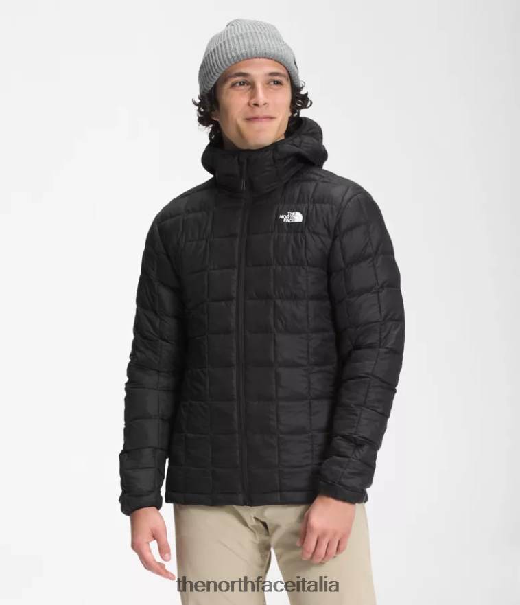 The North Face vestiario 460N8D1030 grazie nero uomini Felpa con cappuccio Thermoball Eco 2.0