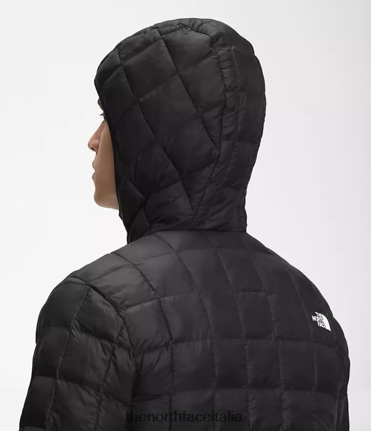 The North Face vestiario 460N8D1030 grazie nero uomini Felpa con cappuccio Thermoball Eco 2.0