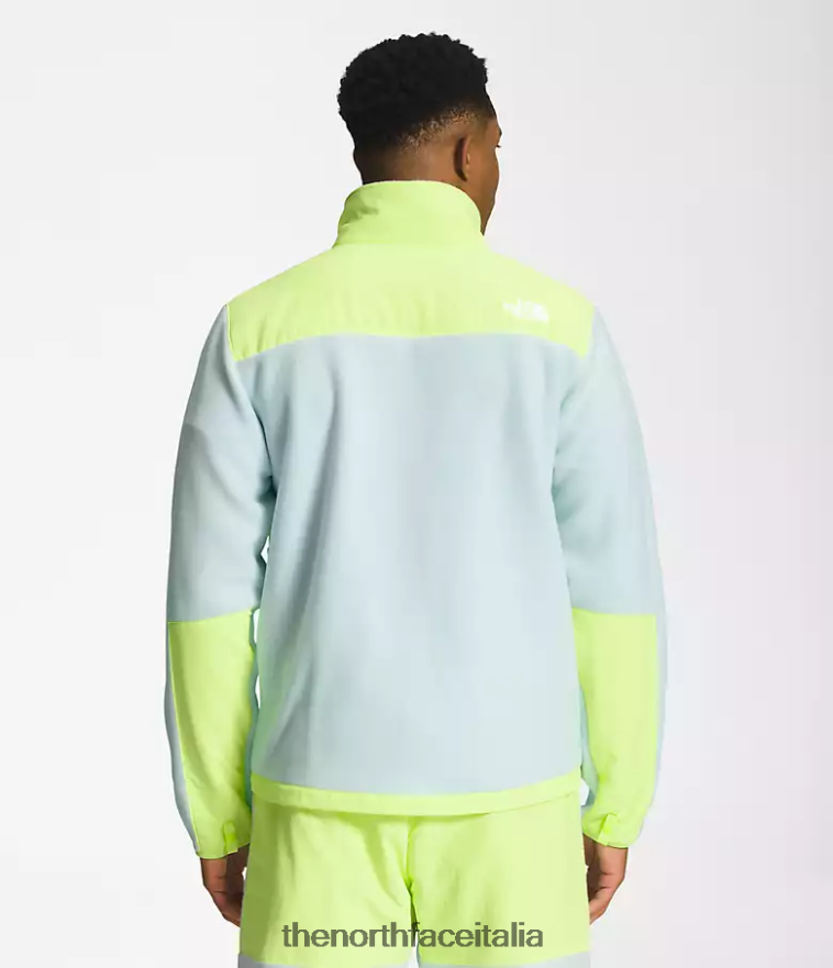 The North Face vestiario 460N8D196 lucernario azzurro/led giallo uomini giacca denali