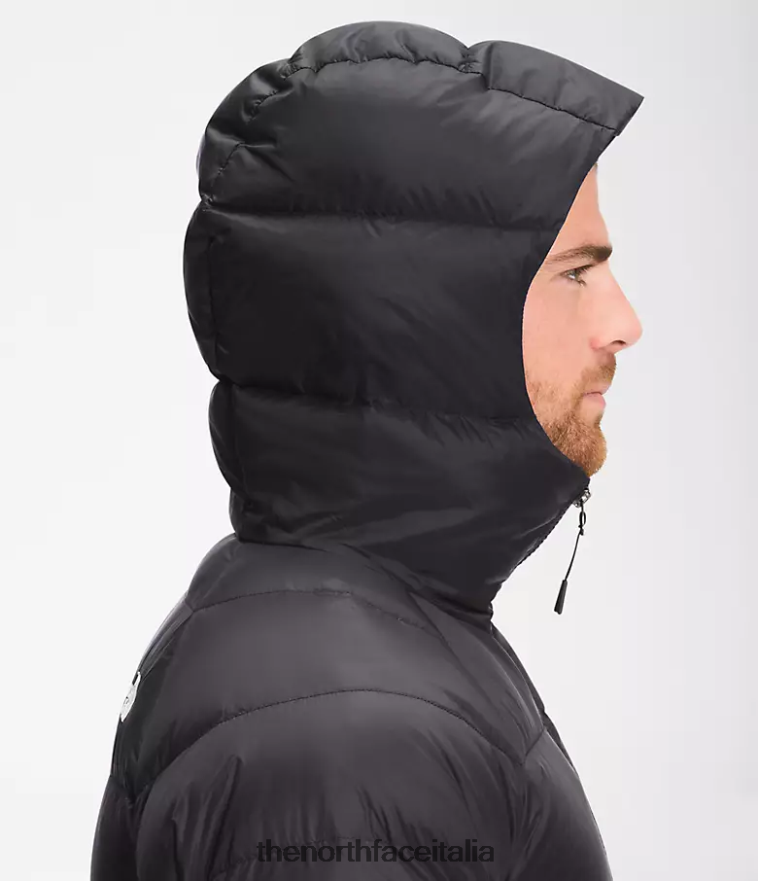 The North Face vestiario 460N8D639 grazie nero uomini Felpa con cappuccio in piumino idrenalite