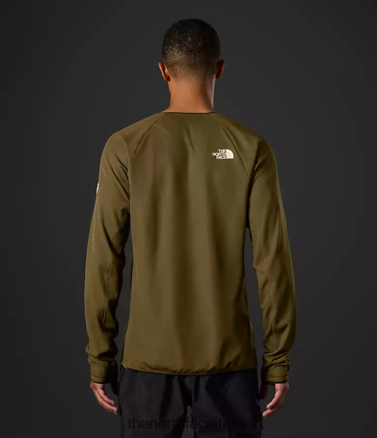The North Face vestiario 460N8D123 olivo militare uomini squadra del futurefleece della serie summit