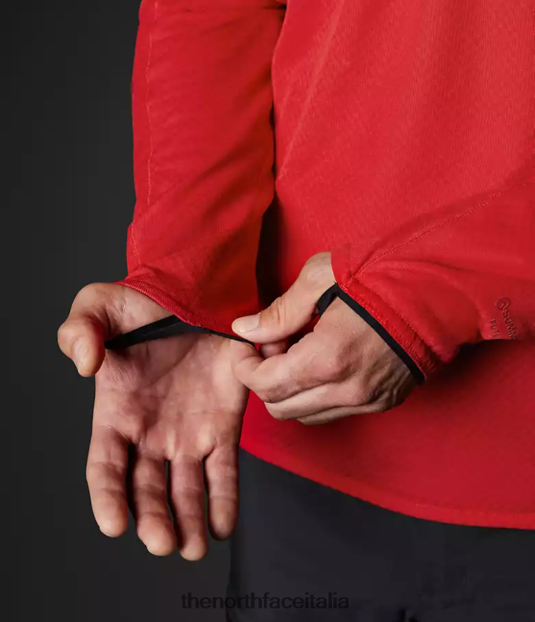 The North Face vestiario 460N8D126 grazie rosso uomini squadra del futurefleece della serie summit
