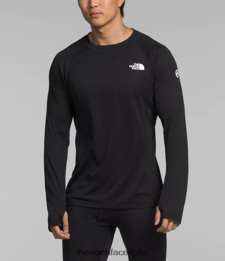 The North Face vestiario 460N8D306 grazie nero uomini equipaggio Summit Series Pro 120