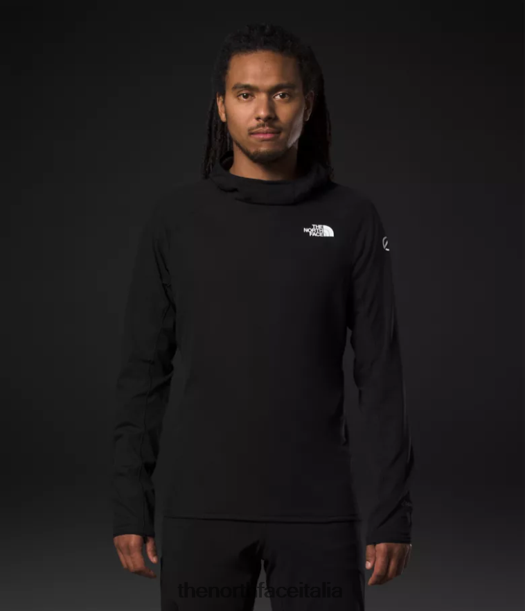 The North Face vestiario 460N8D349 grazie nero uomini Felpa con cappuccio e cappuccio Summit Series Futurefleece lt