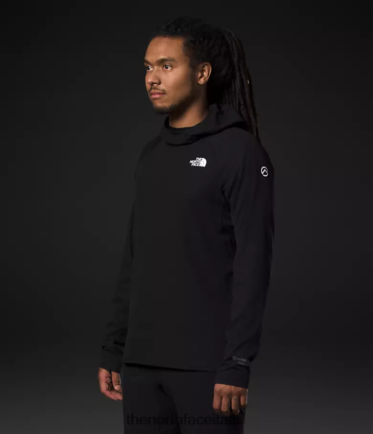 The North Face vestiario 460N8D349 grazie nero uomini Felpa con cappuccio e cappuccio Summit Series Futurefleece lt