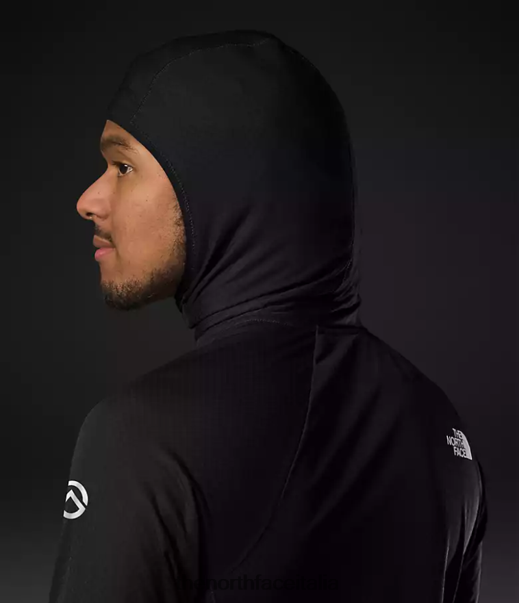 The North Face vestiario 460N8D349 grazie nero uomini Felpa con cappuccio e cappuccio Summit Series Futurefleece lt