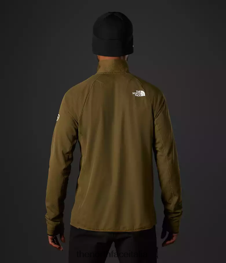 The North Face vestiario 460N8D351 olivo militare uomini summit series futurefleece lt -zip