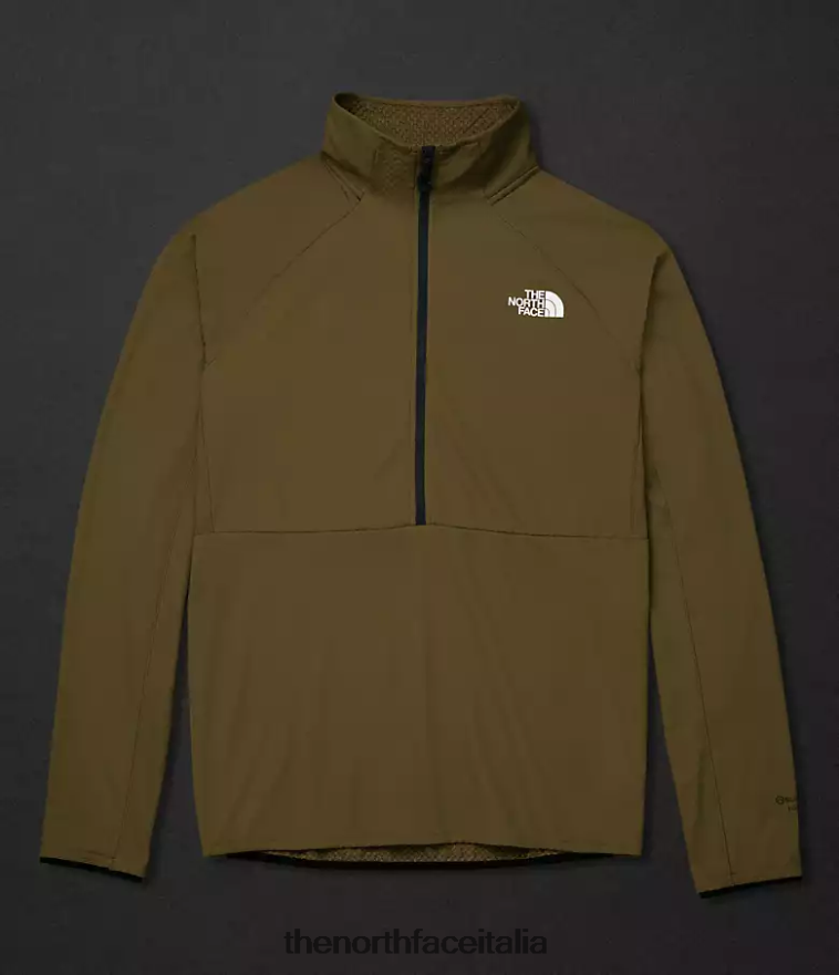 The North Face vestiario 460N8D351 olivo militare uomini summit series futurefleece lt -zip