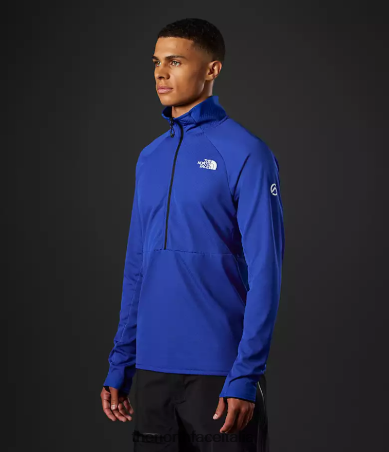 The North Face vestiario 460N8D352 tnf blu uomini summit series futurefleece lt -zip