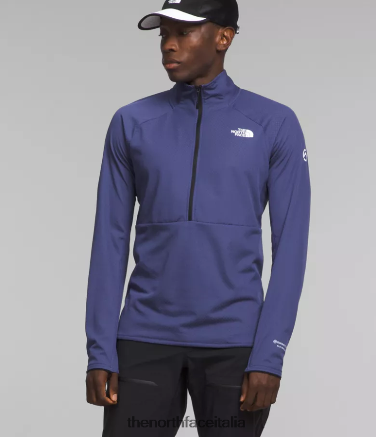 The North Face vestiario 460N8D355 grotta blu uomini summit series futurefleece lt -zip