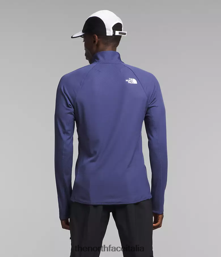 The North Face vestiario 460N8D355 grotta blu uomini summit series futurefleece lt -zip