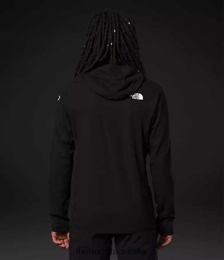The North Face vestiario 460N8D403 grazie nero uomini Felpa con cappuccio e zip intera Summit Series Futurefleece