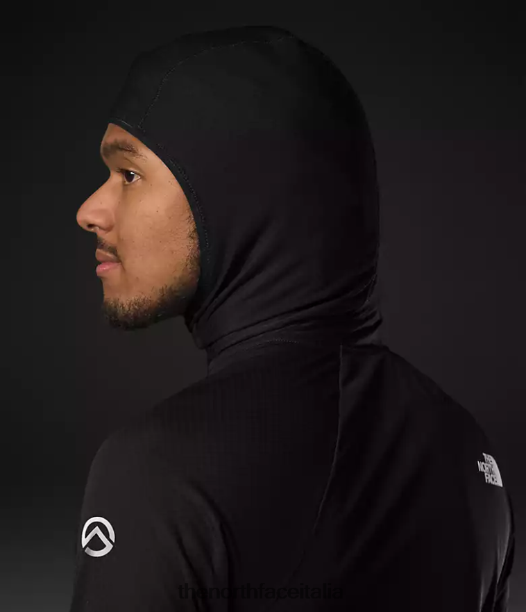 The North Face vestiario 460N8D403 grazie nero uomini Felpa con cappuccio e zip intera Summit Series Futurefleece