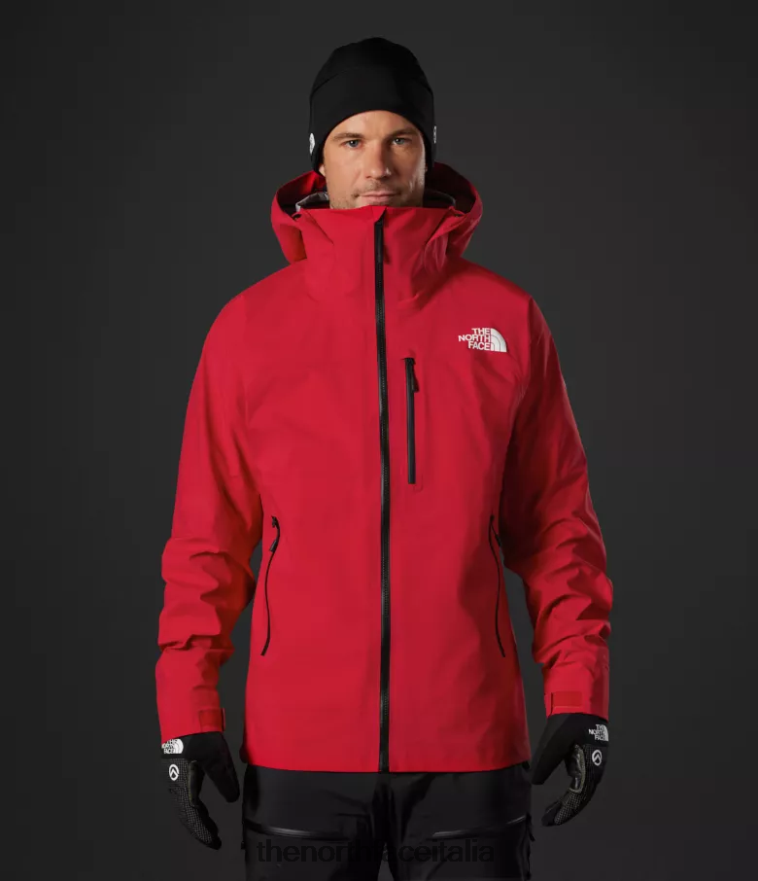 The North Face vestiario 460N8D408 grazie rosso uomini Giacca Summit Series Torre Egger FutureLight