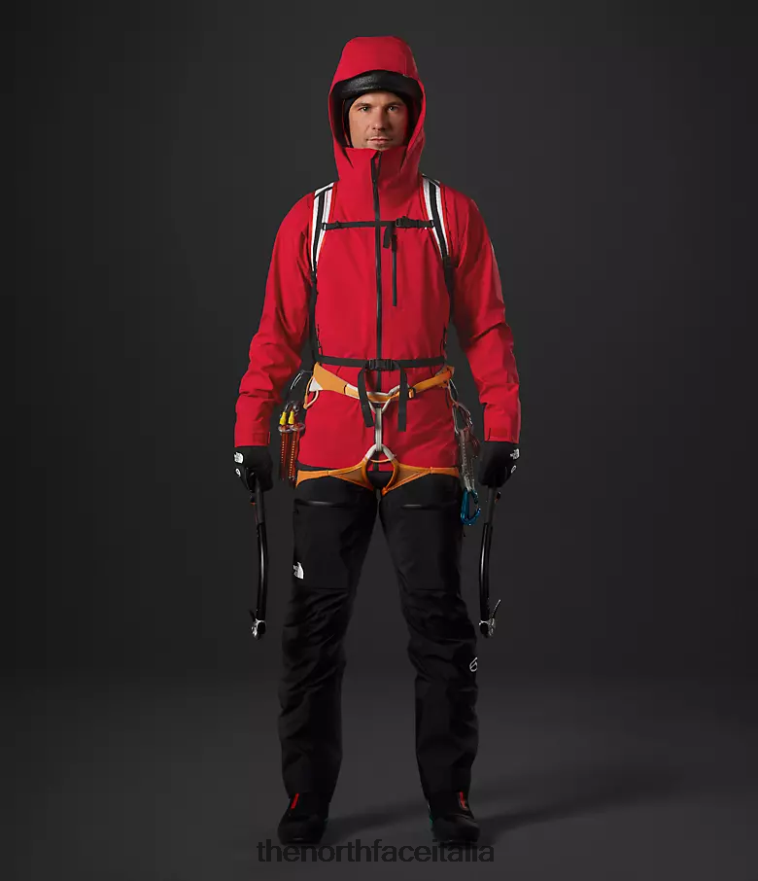 The North Face vestiario 460N8D408 grazie rosso uomini Giacca Summit Series Torre Egger FutureLight